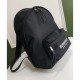 Replica Zaino in nylon stampa logo Nero Replica Zaino in nylon stampa logo Nero