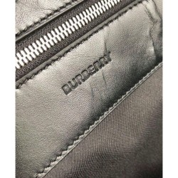 Replica Zaino in nylon stampa logo Nero