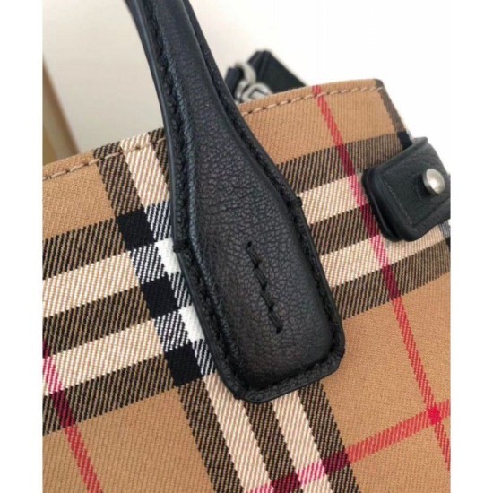 Replica piccolo striscione in nero check vintage