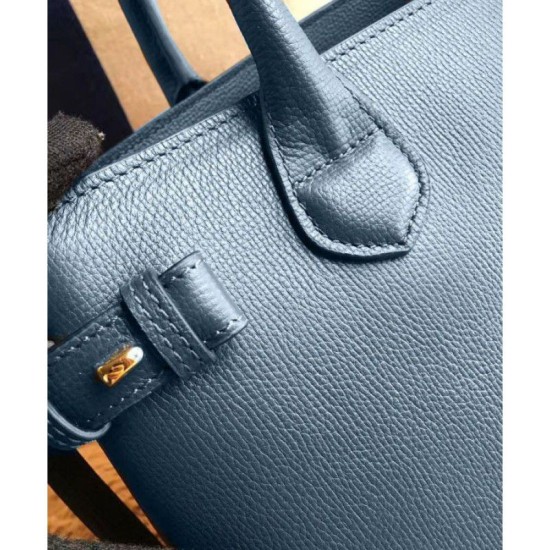 Replica Borsa media a quadri House Check Blu scuro