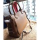 Replica Medium Banner House Check Tote Coffee