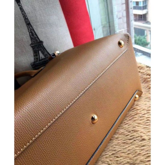 Replica Medium Banner House Check Tote Coffee
