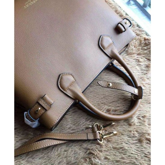 Replica Medium Banner House Check Tote Coffee