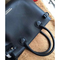 Replica Borsa media a quadri House Check nera