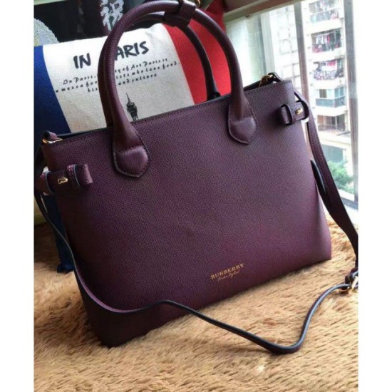 Replica Medium Banner House Check Tote Malva