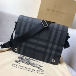 Replica London Check Borsa a tracolla da uomo blu