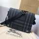 Replica London Check Borsa a tracolla da uomo blu