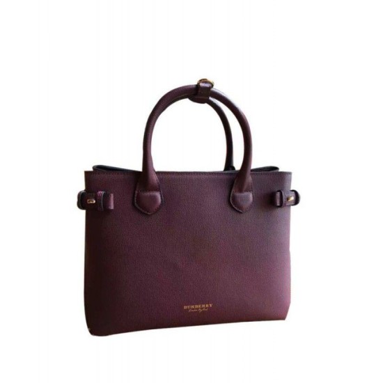 Replica Medium Banner House Check Tote Malva