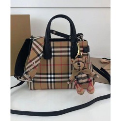 Replica piccolo striscione in nero check vintage