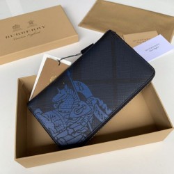 Replica Portafoglio London a quadri da uomo blu