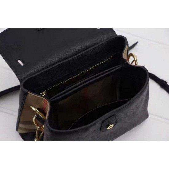 Replica Baby Banner House Check Borse Nero