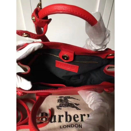 Replica Banner House Check Tote Borse Rosso