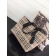 Replica Haymarket Check Reversible Tote Borse Nero