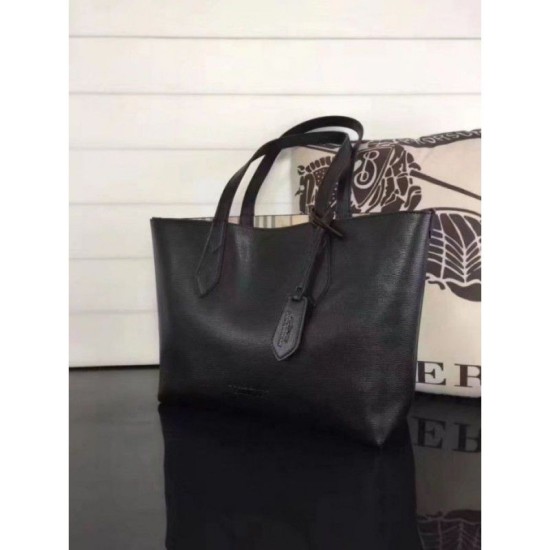 Replica Haymarket Check Reversible Tote Borse Nero
