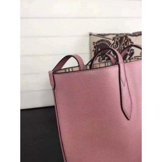 Replica Haymarket Check Reversible Tote Borse Rosa