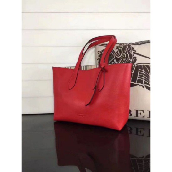 Replica Haymarket Check Reversible Tote Borse Rosso