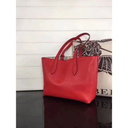 Replica Haymarket Check Reversible Tote Borse Rosso