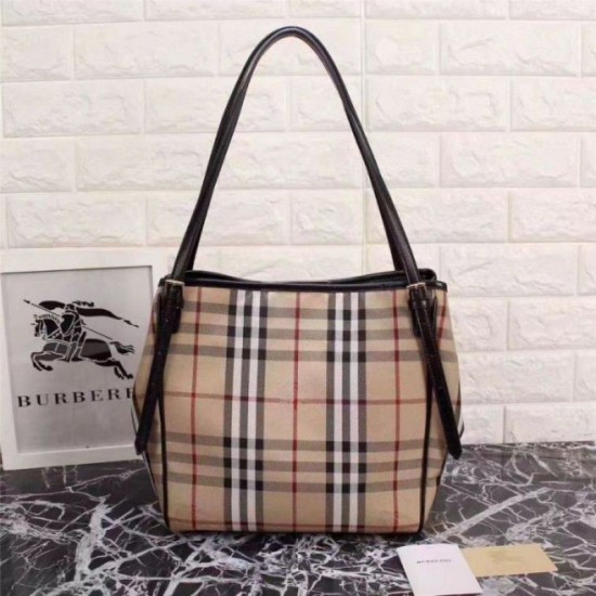 Replica Haymarket Check Tote Borse 8886 Nero