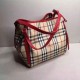 Replica Haymarket Check Tote Borse 8886 Rosso