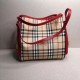 Replica Haymarket Check Tote Borse 8886 Rosso