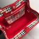 Replica Haymarket Check Tote Borse 8886 Rosso