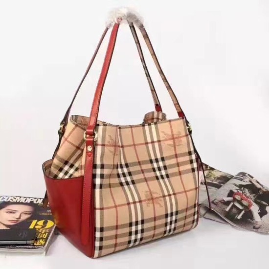 Replica Haymarket House Check Tote Borse Chiaretto