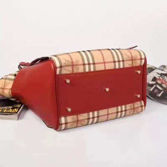 Replica Haymarket House Check Tote Borse Chiaretto