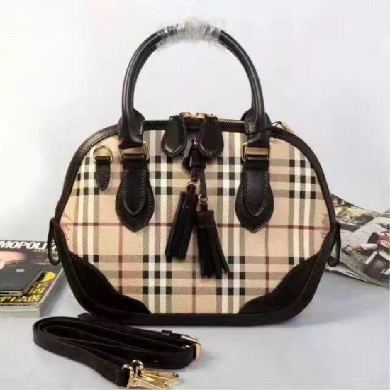 Replica Haymarket House Check Tote Borse Nero