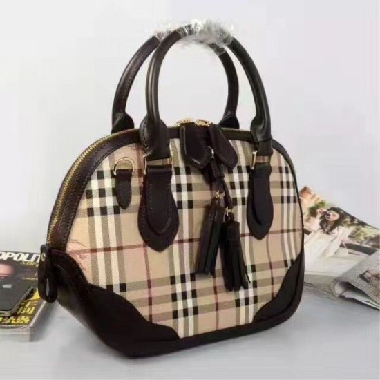 Replica Haymarket House Check Tote Borse Nero