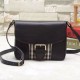 Replica Horseferry Check Borsa a tracolla Nero