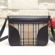 Replica Horseferry Check Borsa a tracolla Nero