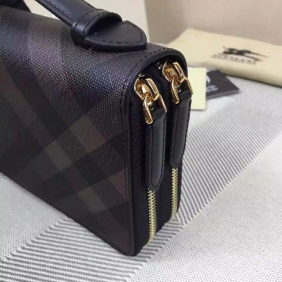 Replica House Check Cluth Uomo Borse B3998 Nero