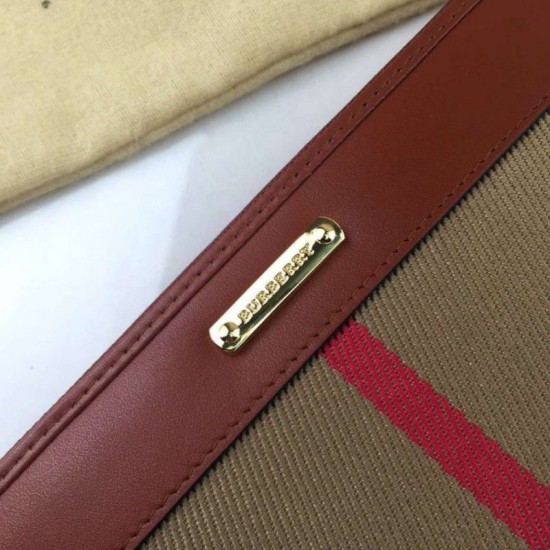 Replica House Check Portafoglio B8849 Marrone