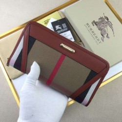 Replica House Check Portafoglio B8849 Marrone