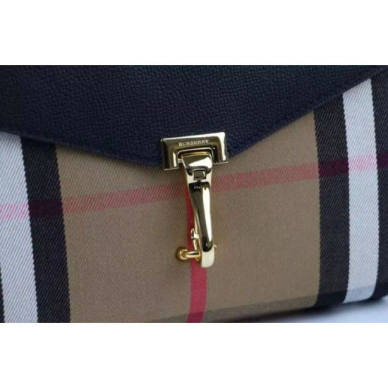 Replica Macken House Check Crossbody Borse Nero