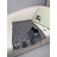 Premio Replica Sciarpa reversibile TB cashmere/lana con motivo a quadri Burberry 30 x 180 Nero Imitazioni False Online