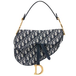 Replica Borsa da Saddle Christian Dior M0446 Blu Scuro