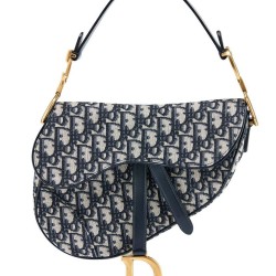 Replica Borsa da Saddle Christian Dior M0446 Blu Scuro