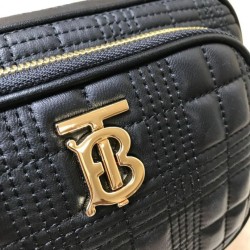 Replica Burberry Borsa per fotocamera trapuntata piccola nera
