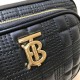 Replica Burberry Borsa per fotocamera trapuntata piccola nera