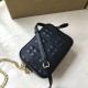 Replica Burberry Borsa per fotocamera trapuntata piccola nera