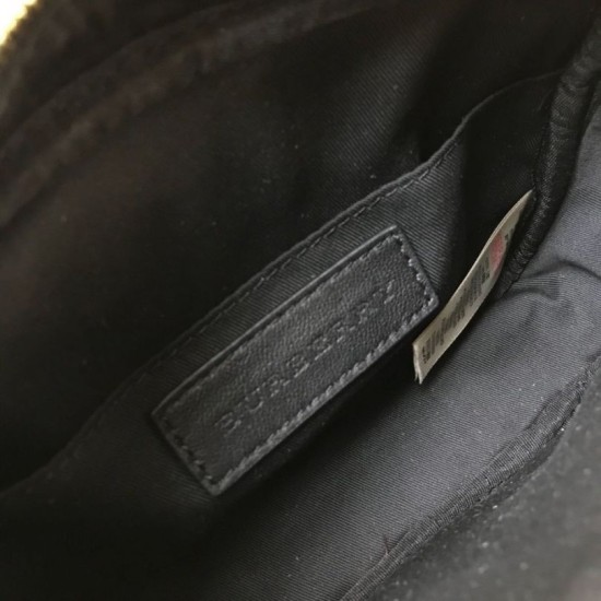 Replica Burberry Borsa per fotocamera trapuntata piccola nera