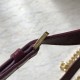 Replica Burberry Borsa per fotocamera trapuntata piccola Claret