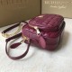 Replica Burberry Borsa per fotocamera trapuntata piccola Claret