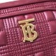 Replica Burberry Borsa per fotocamera trapuntata piccola Claret