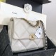 Replica Borsa Large 19 in lana tweed con patta AS1161 AS1160 Beige Replica Borsa Large 19 in lana tweed con patta AS1161 AS1160 Beige
