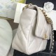 Replica Borsa Large 19 in lana tweed con patta AS1161 AS1160 Beige Replica Borsa Large 19 in lana tweed con patta AS1161 AS1160 Beige