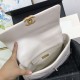 Replica Borsa Large 19 in lana tweed con patta AS1161 AS1160 Beige Replica Borsa Large 19 in lana tweed con patta AS1161 AS1160 Beige