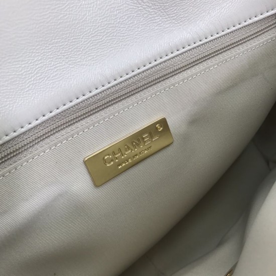Replica Borsa Large 19 in lana tweed con patta AS1161 AS1160 Beige Replica Borsa Large 19 in lana tweed con patta AS1161 AS1160 Beige