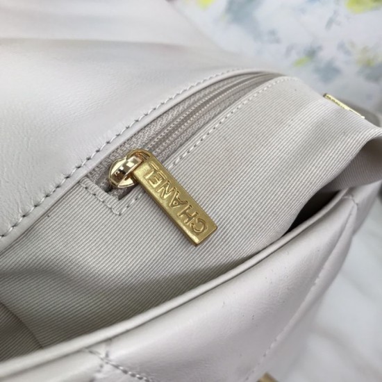Replica Borsa Large 19 in lana tweed con patta AS1161 AS1160 Beige Replica Borsa Large 19 in lana tweed con patta AS1161 AS1160 Beige